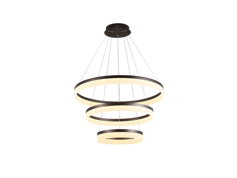 LED Pendant Light P339-Coffee*3Rings - Galaxy Lighting NZ