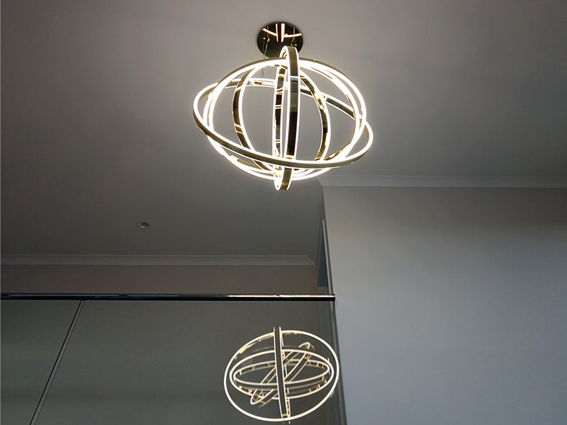 Artisan Gold 360° Rotating LED Pendant Light P343-85m - Galaxy Lighting NZ