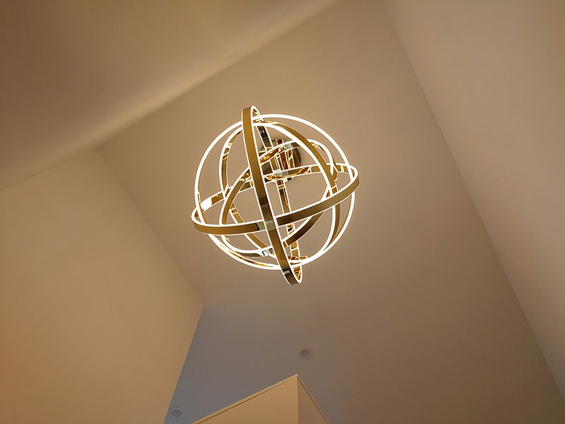 Artisan Gold 360° Rotating LED Pendant Light P343-85m - Galaxy Lighting NZ