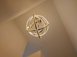 Artisan Gold 360° Rotating LED Pendant Light P343-85m - Galaxy Lighting NZ