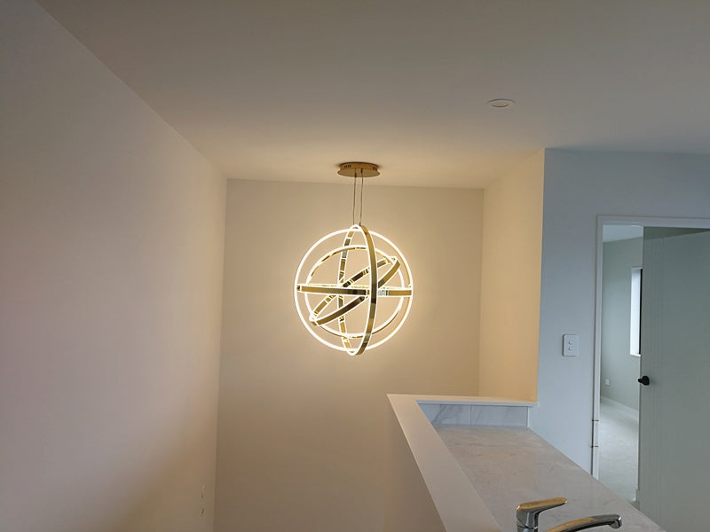Artisan Gold 360° Rotating LED Pendant Light P343-85m - Galaxy Lighting NZ