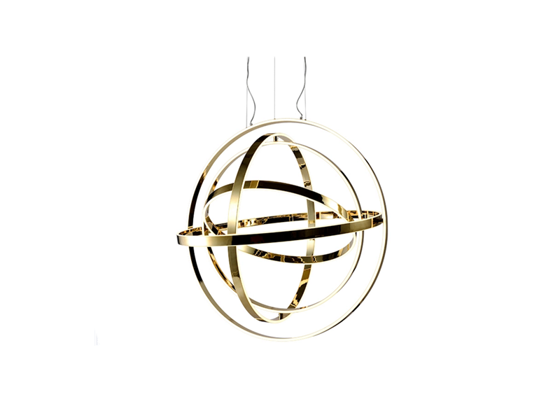Artisan Gold 360° Rotating LED Pendant Light P343-85m - Galaxy Lighting NZ