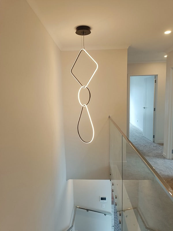 LED Pendant Light P345-50cm - Galaxy Lighting NZ