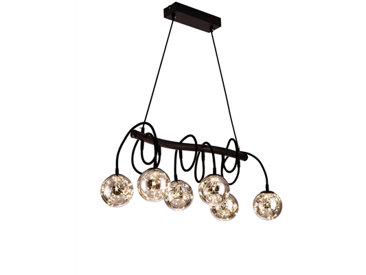 Smokey Grey LED Pendant Light P346-60cm - Galaxy Lighting NZ