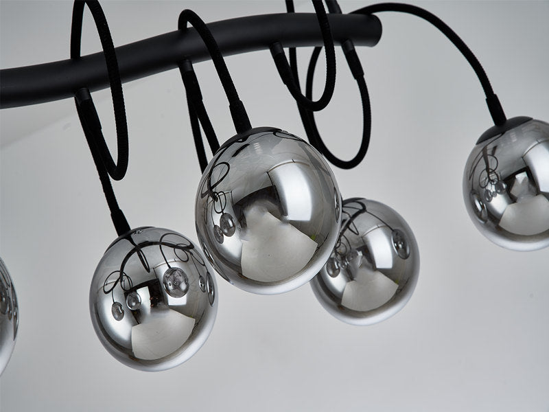 Smokey Grey LED Pendant Light P346-60cm - Galaxy Lighting NZ