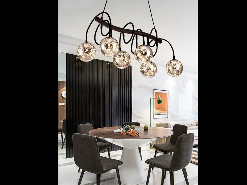 Smokey Grey LED Pendant Light P346-60cm - Galaxy Lighting NZ