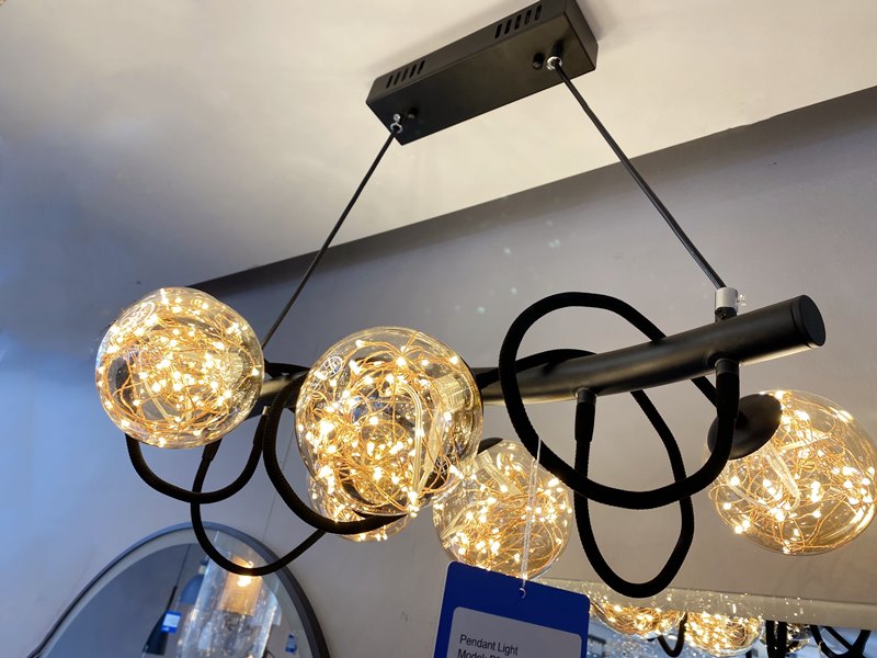 Amber LED Pendant Light P347-60cm - Galaxy Lighting NZ