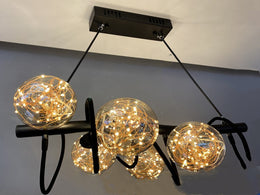 Amber LED Pendant Light P347-60cm - Galaxy Lighting NZ
