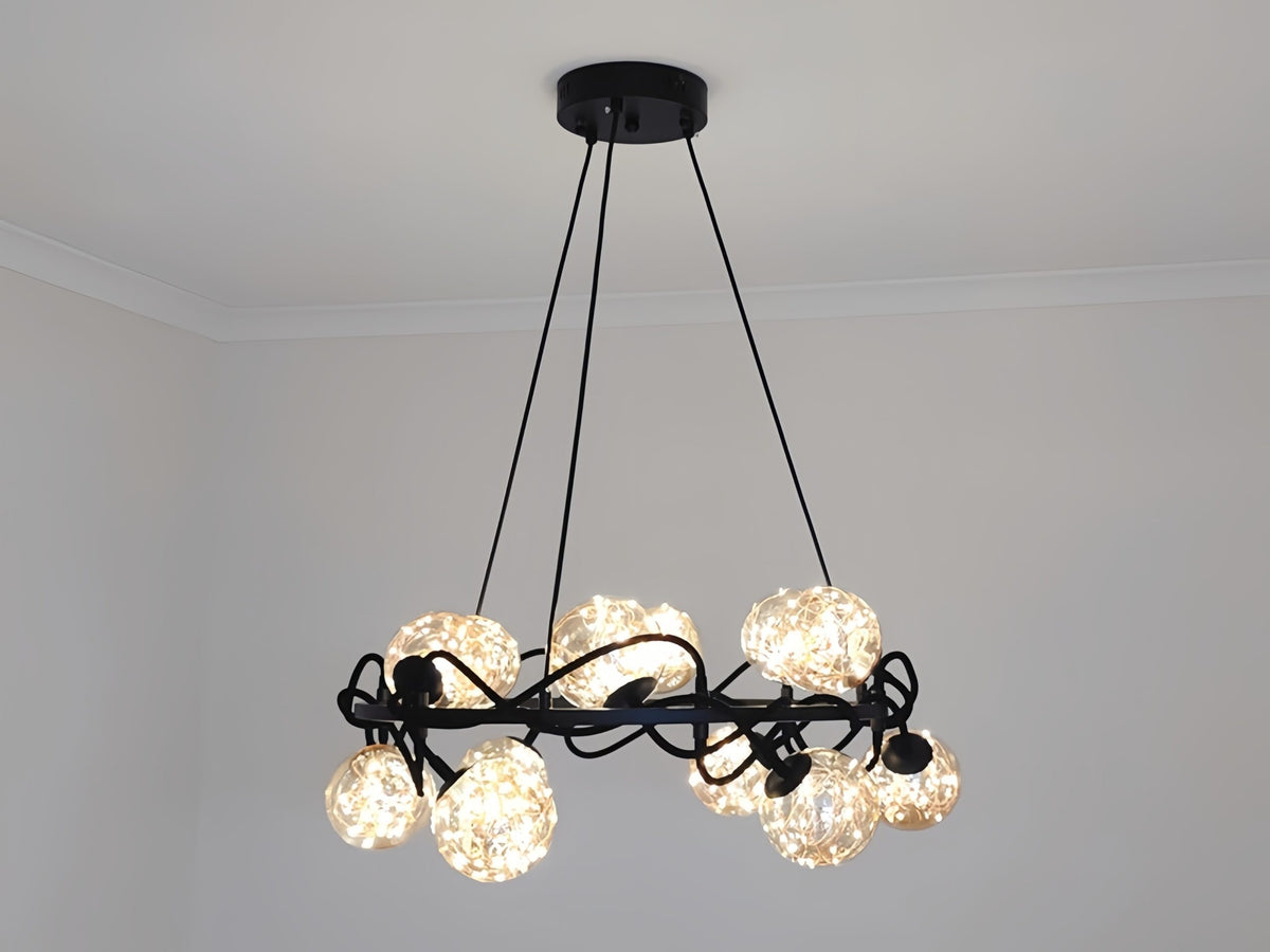 LED Pendant Light P348-80cm-Amber