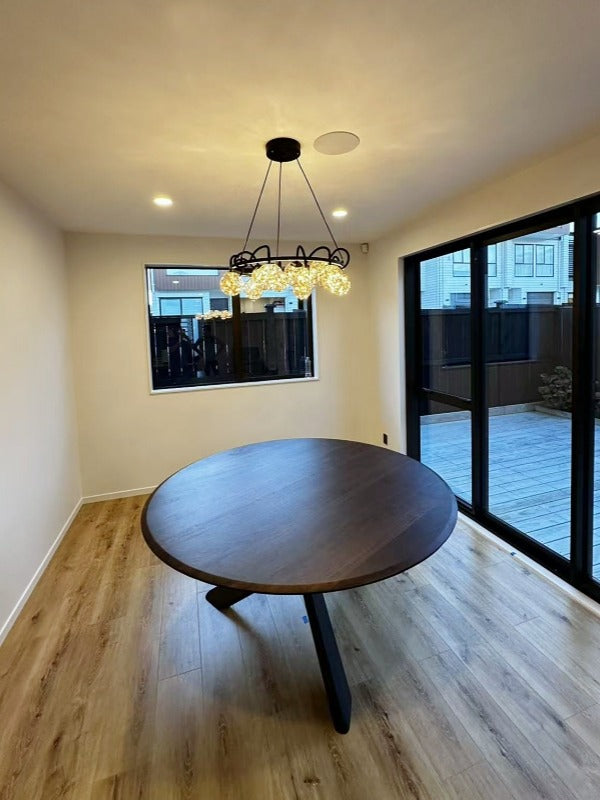 LED Pendant Light P348-80cm-Amber - Galaxy Lighting NZ