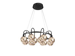 LED Pendant Light P348-80cm-SG - Galaxy Lighting NZ