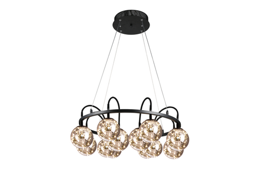 LED Pendant Light P348-80cm-SG - Galaxy Lighting NZ