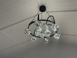 LED Pendant Light P348-80cm-SG - Galaxy Lighting NZ
