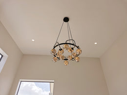 LED Pendant Light P348-80cm-SG - Galaxy Lighting NZ