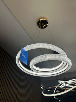 Unique Style Gold Colour Pendant Light P353-50cm - Galaxy Lighting NZ