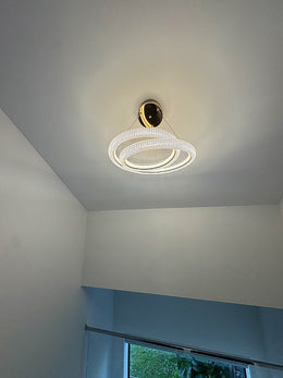 Unique Style Gold Colour Pendant Light P353-50cm - Galaxy Lighting NZ