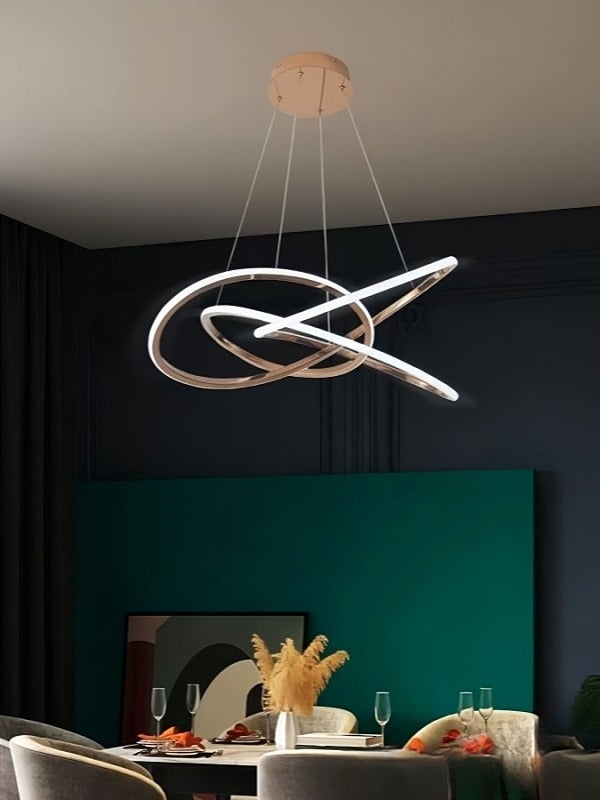 Rose Gold Modern LED Pendant Light P355 - Galaxy Lighting NZ