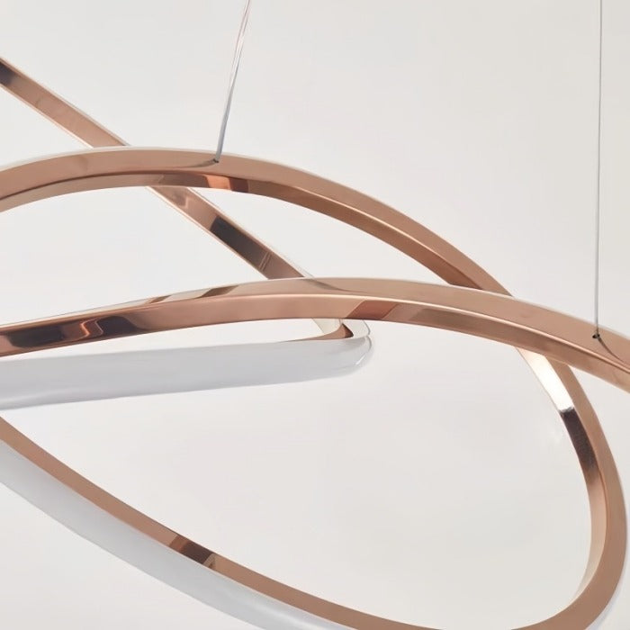 Rose Gold Modern LED Pendant Light P355 - Galaxy Lighting NZ
