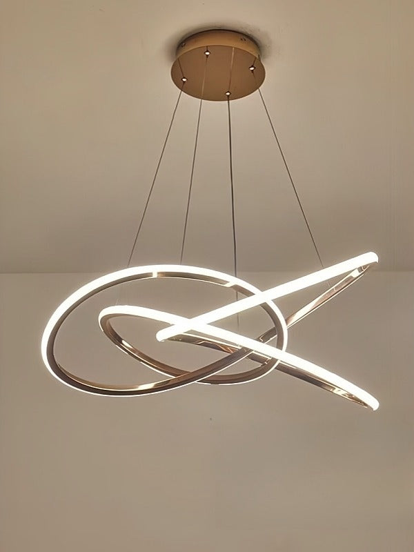 Rose Gold Modern LED Pendant Light P355 - Galaxy Lighting NZ