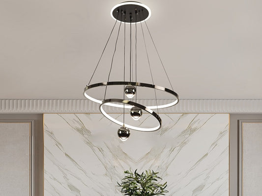 Modern LED Pendant Light P357-60cm - Galaxy Lighting NZ