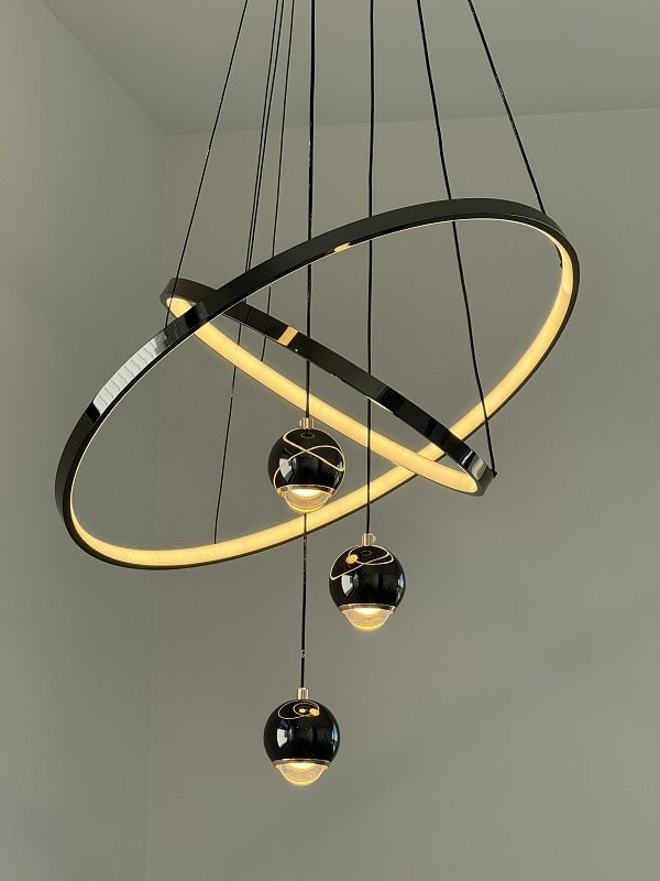Modern LED Pendant Light P357-60cm - Galaxy Lighting NZ