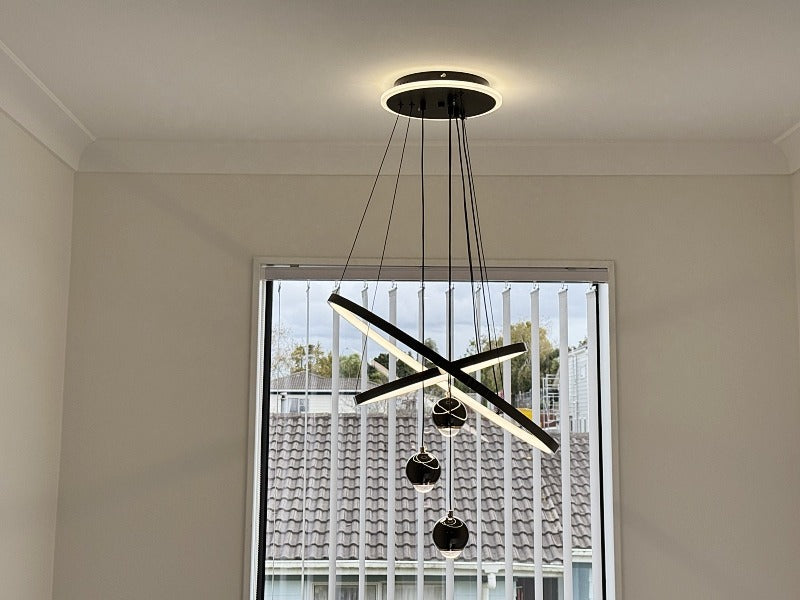 Modern LED Pendant Light P357-60cm - Galaxy Lighting NZ