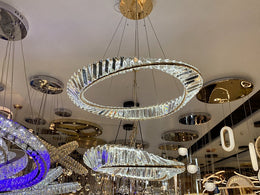 Unique Color Change LED Pendant Light, P362-60cm+40cm - Galaxy Lighting NZ