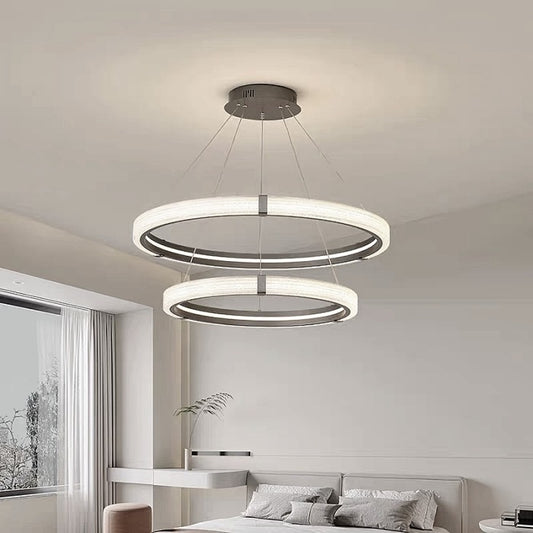 Black Color LED Pendant Light P370-600-3000K+6000K