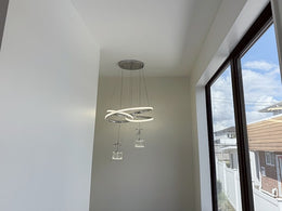 Modern LED Crystal Pendant Light P371-52cm - Galaxy Lighting NZ
