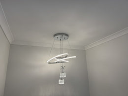 Modern LED Crystal Pendant Light P371-52cm - Galaxy Lighting NZ