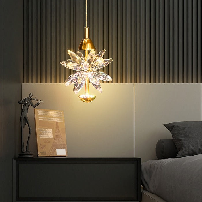 Luxury Color Change LED Crystal Pendant Light P405 - Galaxy Lighting NZ