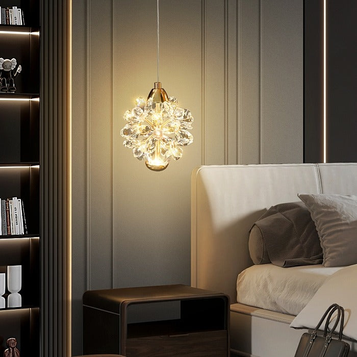 Luxury Color Change LED Crystal Pendant Light P404 - Galaxy Lighting NZ