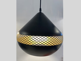 Black Modern Pendant Light P408-B - Galaxy Lighting NZ