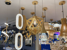 LED Pendant Light P199-Gold - Galaxy Lighting NZ