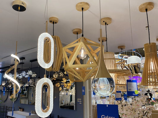LED Pendant Light P199-Gold - Galaxy Lighting NZ