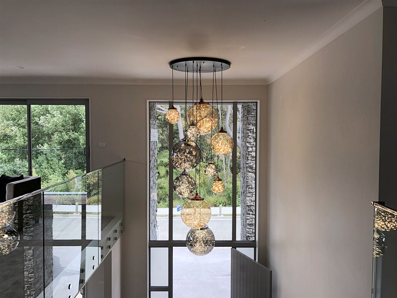LED Drop Light P410-10Lamps-85cm - Galaxy Lighting NZ