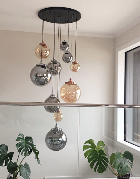 LED Drop Light P410-10Lamps-85cm - Galaxy Lighting NZ