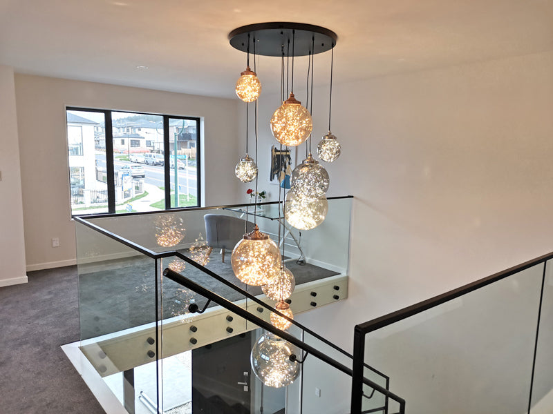 LED Drop Light P410-10Lamps-85cm - Galaxy Lighting NZ