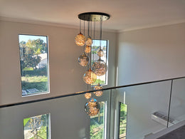 LED Drop Light P410-10Lamps-85cm - Galaxy Lighting NZ