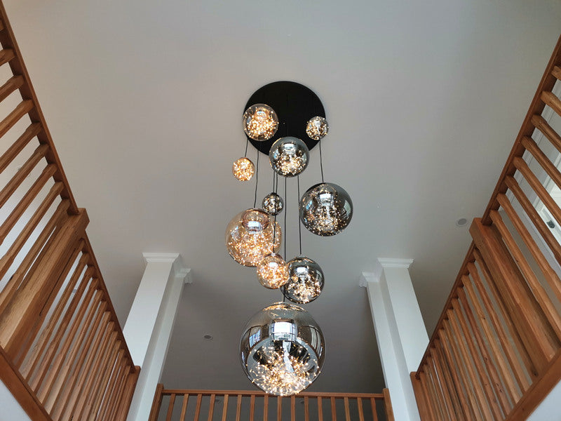 LED Drop Light P410-10Lamps-85cm - Galaxy Lighting NZ