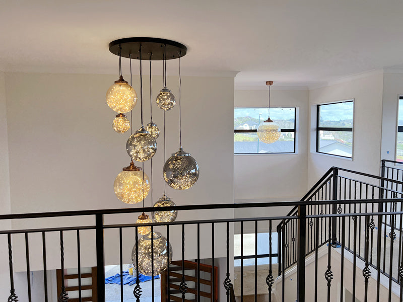 LED Drop Light P410-10Lamps-85cm - Galaxy Lighting NZ
