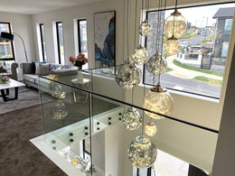 LED Drop Light P410-10Lamps-85cm - Galaxy Lighting NZ