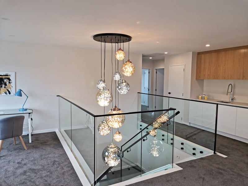 LED Drop Light P410-10Lamps-85cm - Galaxy Lighting NZ