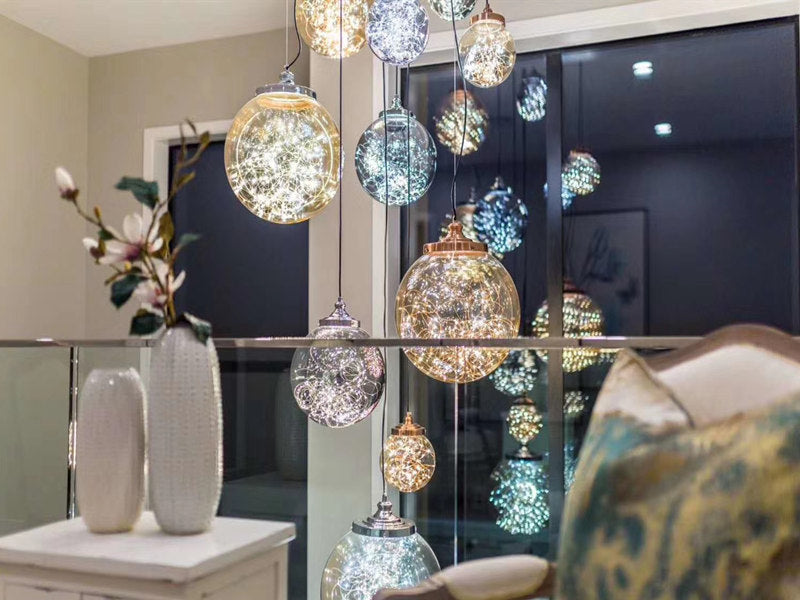 LED Drop Light P410-10Lamps-85cm - Galaxy Lighting NZ