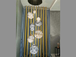 LED Drop Light P410-10Lamps-85cm - Galaxy Lighting NZ