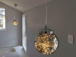 Smokey Grey LED Pendant Light, Single Light P410-20W - Galaxy Lighting NZ