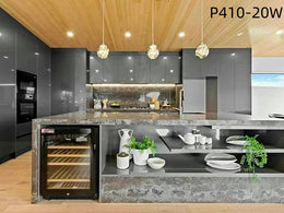 Smokey Grey LED Pendant Light, Single Light P410-20W