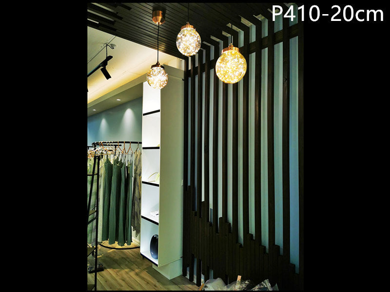 Amber LED Pendant Light,Three Sizes P410-20Y - Galaxy Lighting NZ