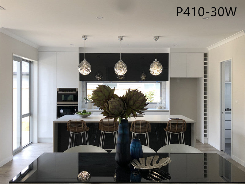 Smoky Grey LED Pendant Light P410-30W - Galaxy Lighting NZ
