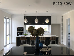 Smoky Grey LED Pendant Light P410-30W - Galaxy Lighting NZ